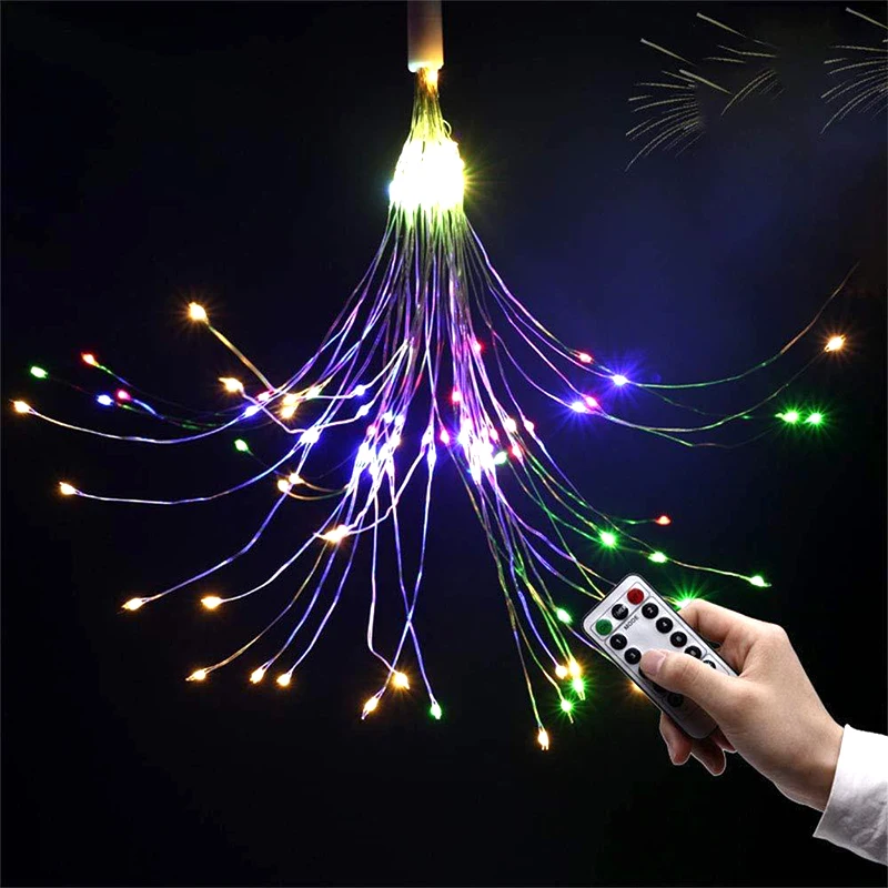 Fairwork Light медный провод батарея сад фестиваль двор Рождество Декор фея струнная лампа Фея свет 120 Светодиодная лампа для наружного освещения