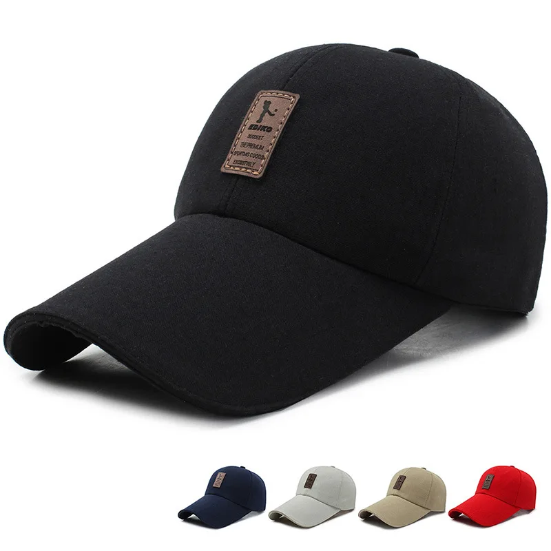

2019 New Style Men's Cotton Baseball Cap-Style Korean-style Simple WOMEN'S Duckbill Hat Casual Sports Cap
