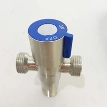 1/" дюймовый двойной выход SUS 304 из нержавеющей стали длинный угловой клапан кухонные аксессуары для ванной комнаты водонагреватель расширенные Угловые Клапаны