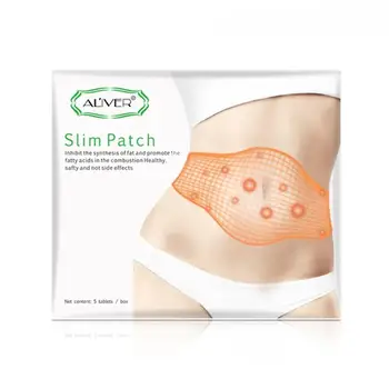 

5PCS/bag Beauty Health Detoxification Slimming Thin Waist Surve Slimming Patch Fat Burning Belly Button Skin Care