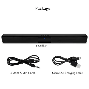 

XGODY 20W Soundbar TV Home Theater BS-28A Bluetooth Super Bass Stereo Loud speaker Subwoofer Speakers Speaker for TV