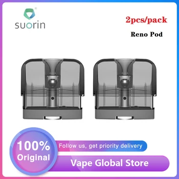 

Original Suorin Reno Pod 3ml Capacity Vape Pod 2pcs/pack Empty Cartridge for Suorin Reno System Kit Electronic Cigarette Pods