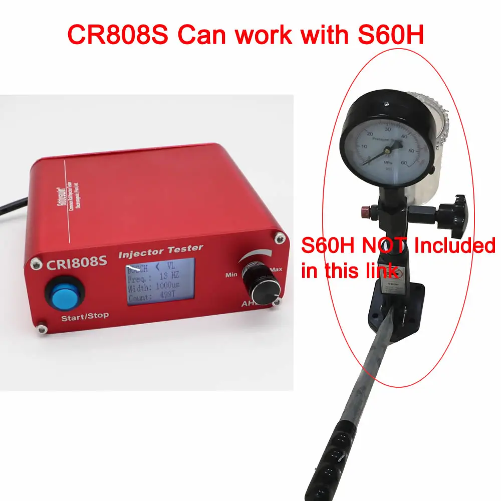 Multifunction Diesel Common Rail Injector tester CRI808S Solenoid/Piezo /AHE update CRI100 cri800 CRI808 KW608