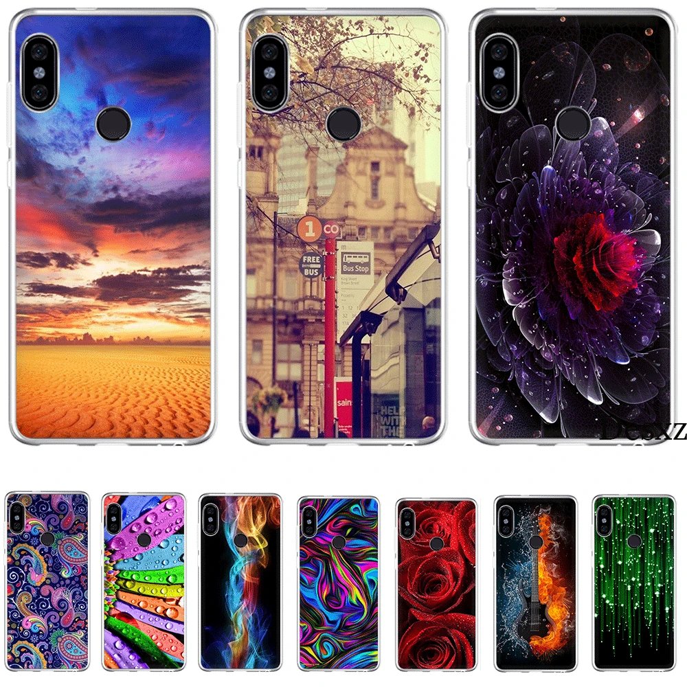 Mobile Phone Case for Xiaomi mi 6 8 A2 Lite A1 5X 6X F1 9 9SE SE MAX 3 A3 CC9 CC9E 9T Mix 2S Cover Cute Cartoon Pattern | Мобильные