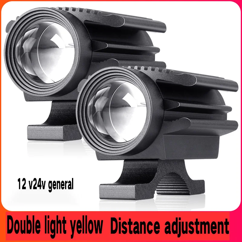 12V24V LED lamp Driving lights Battery  Motorcycle can be used running lights for cars Far and Near light Anti fog lamp