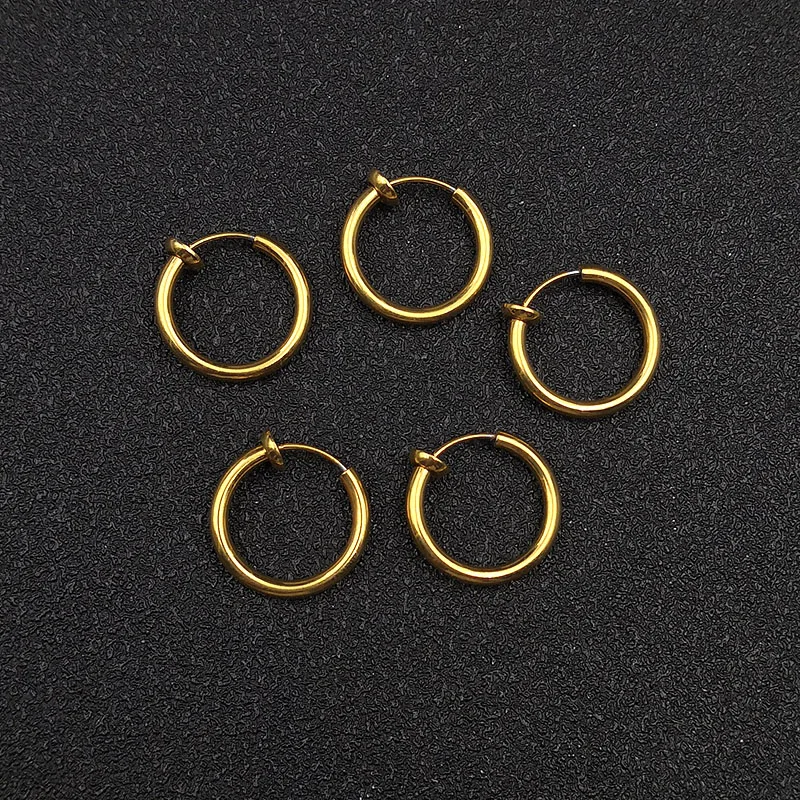 10pcs Stainless Steel Stealth Clip Earrings Hook without Piercing For Women Men