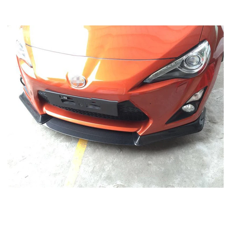 Карбоновая передняя губа ДЛЯ SUBARU BRZ FT86 GT86 FRS JDM СТИЛЬ углеродное волокно кузов