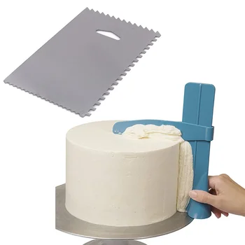 

Cake Scraper Smoother Adjustable Fondant Spatulas Cake Edge Smoother Cream Decorating Diy Bakeware Tableware Kitchen Cake Tool