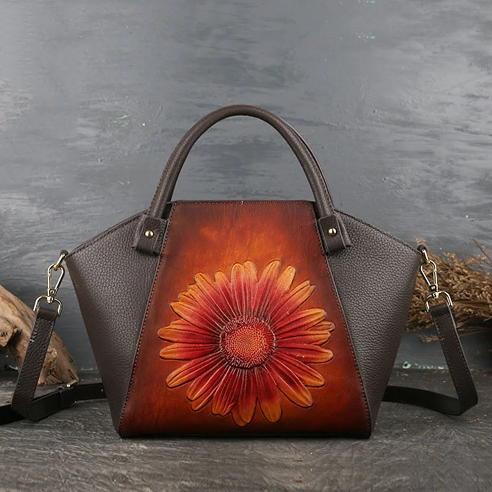 

AECLVR Luxury Designer Women Tote Bag Genuine Leather Famous Brand Handbag Ladie Shoulder Bag Fashion Crossbody Bag Handmade