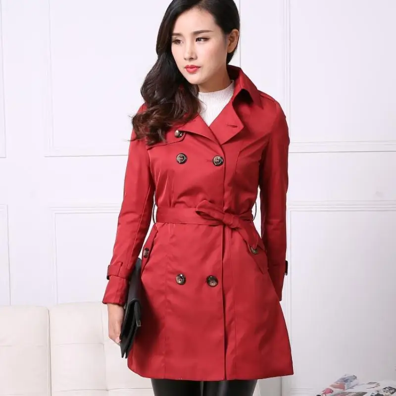 

Women Coats Winter Trench Coat Fashion Long Coat Tops Women'S Woat Elegant Bodycon Double Breasted Coat 2019 Ladies Officewear