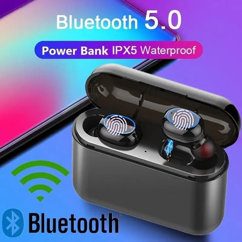 

TWS Bluetooth 5.0 Earbuds Stereo HiFi In-ear Headphones Sport Wireless Headset Earphones Earbuds Gaming Music Headset