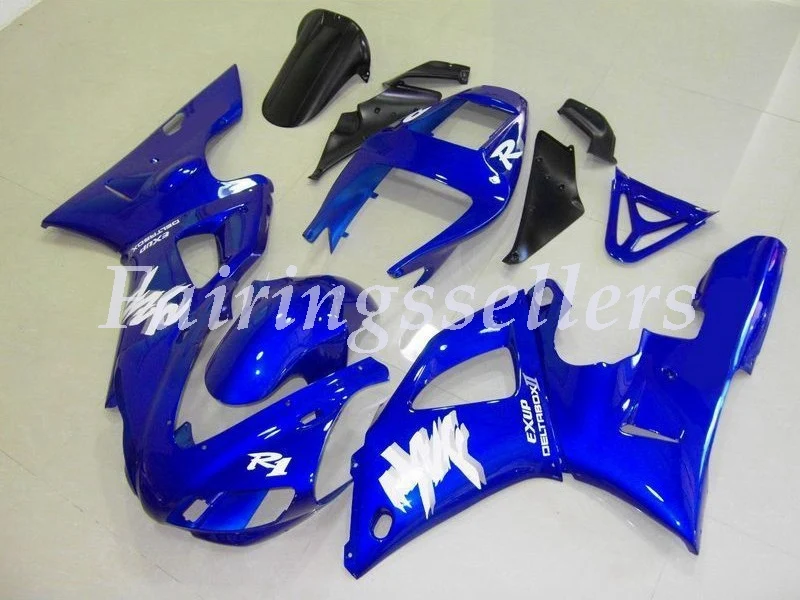 

New ABS Full fairings Kit Fit for Yamaha YZF-R1 YZF1000 R1 1998 1999 98 99 fairing set Blue OEM