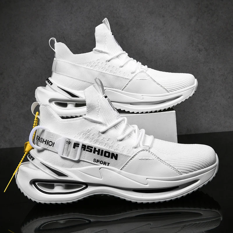 Tide Shoes Men Sneakers Air-Mesh Comfort Outdoor Designer Man Fashion Fabric Youth Solid