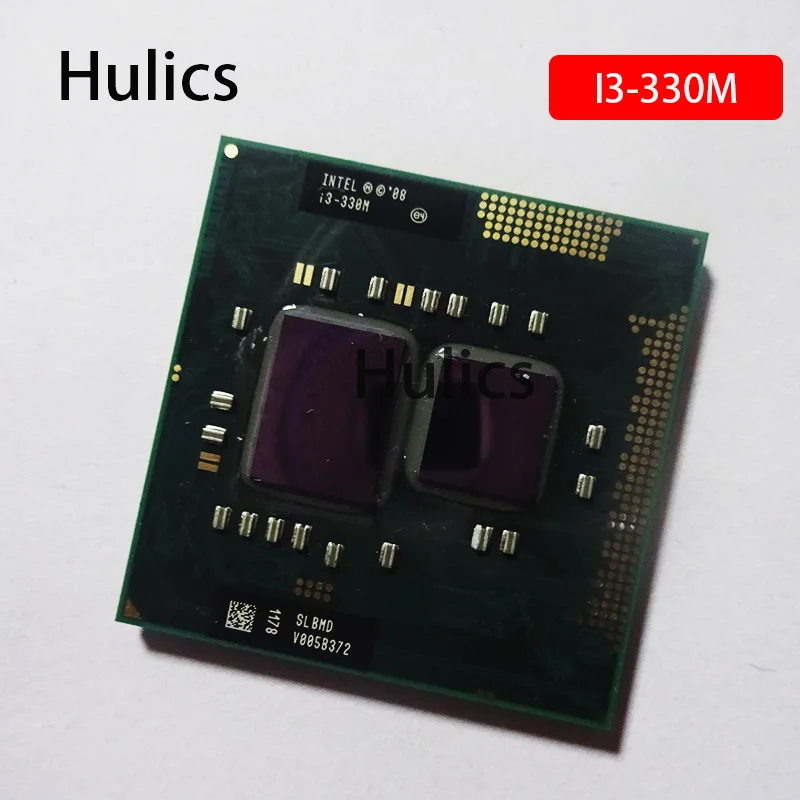 Hulics оригинальный Intel Core i3-330M i3 330M SLBMD SLBVT 2 1 ГГц двухъядерный процессор Quad-нить