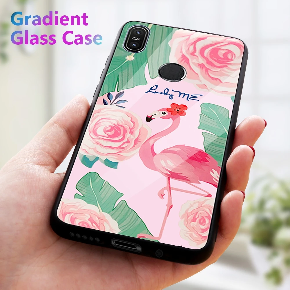 Gradient Painted Glass Case For ASUS ZB633 KL Case Luxury Tempered Glass Cover For ASUS ZB601KL ZB602KL Case For ASUS ZB631KL Cover Coque Funda