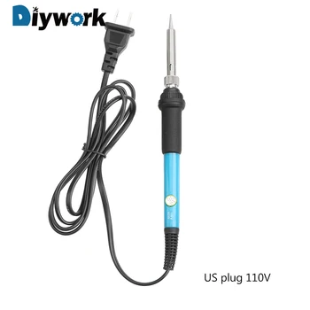 

DIYWORK Electric Soldering Iron EU/US Plug 60W Lightweight Fast heating Adjustable Temperature Tool Handle