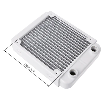 

120mm Aluminum Computer Radiator Water Cooler 10 Tube CPU Heat Sink Exchanger R2JB