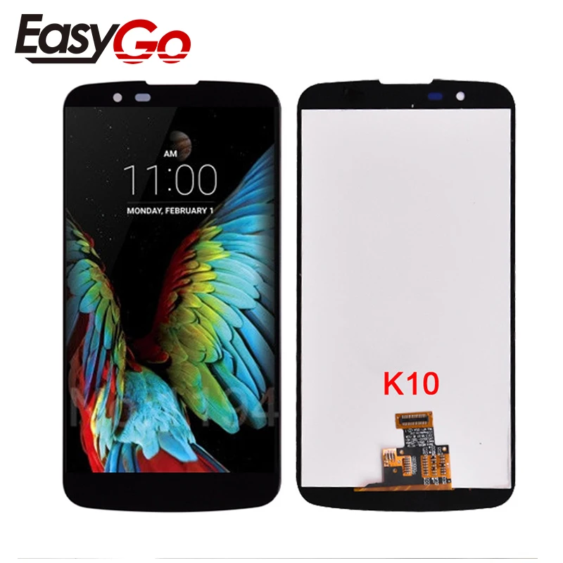 ЖК дисплей для LG K10TV K430TV K410TV (не K10) цвет черный Бесплатная доставка|Экраны