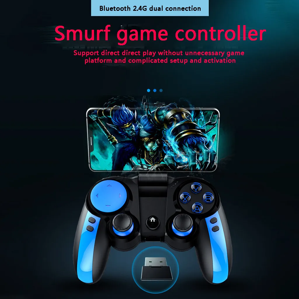 Bluetooth Gamepad Game Controller Joypad Direct Play PUBG iOS/Android Universal 