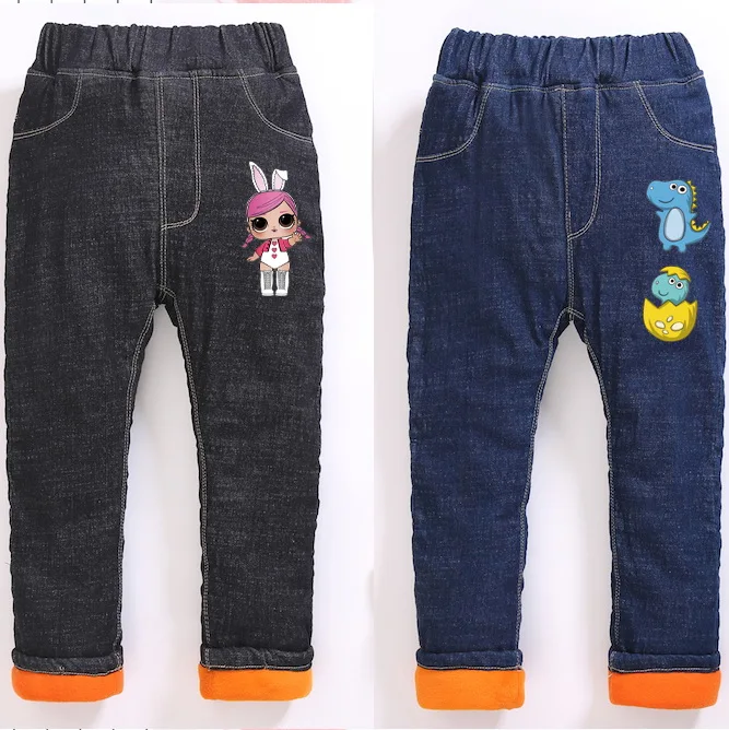 

High Quality Autumn Spring Baby Jeans boys girls Pants Kids Clothes Cotton Casual Children Teenager Denim Trousers Boys Clothes