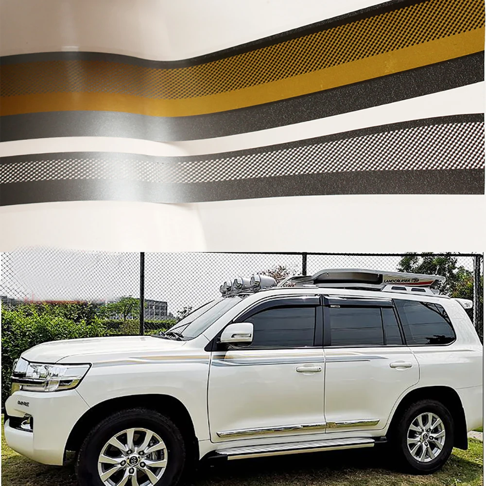 

Автомобильные наклейки для Toyota Land Cruiser 200 LC200 2016-2020, внешний вид, украшения, модные переводки, персонализированные наклейки на заказ