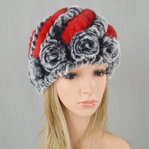 color7 Бестселлер inverno mulheres rex Chapeu de coelho de luxo mulheres lindas chapeus boina de couro boinas para mujer - Цвет: color7
