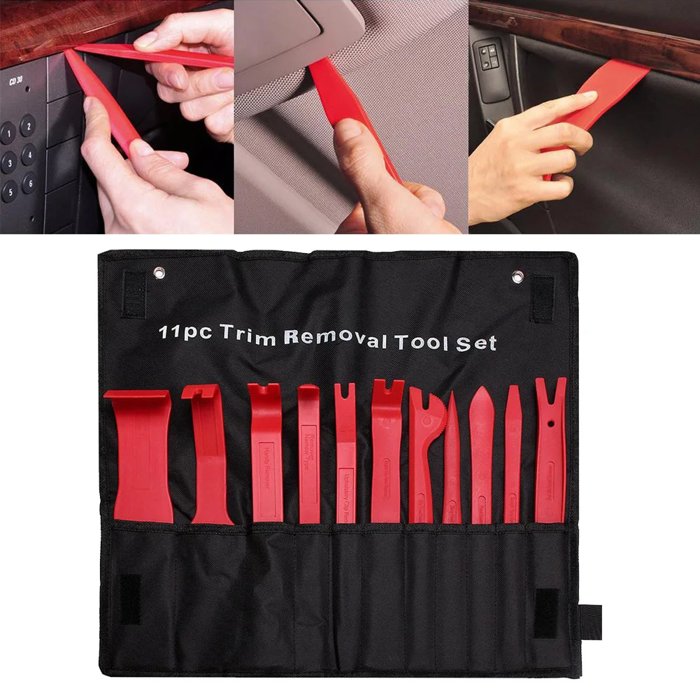 1 компл. автомобиль Автоматическая Дверная панель окна Интерьер декоративный клип набор инструментов для удаления