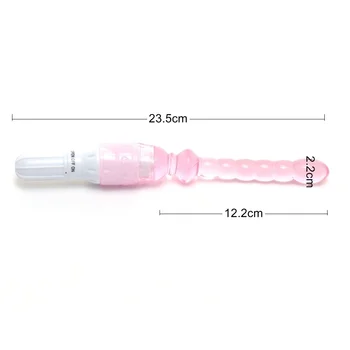 Jelly Vibrator Stick Long Anal Butt Plug Beads Silicone G-Spot Massager Adults Female Sex Toys For Couples Masturbation Dildo 2