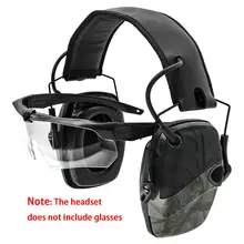 Cheap Electronic Shooting Earmuffs Anti-noise Amplification Hunting Hearing Protection Tactics Headset Sightlines Sponge Ear pads