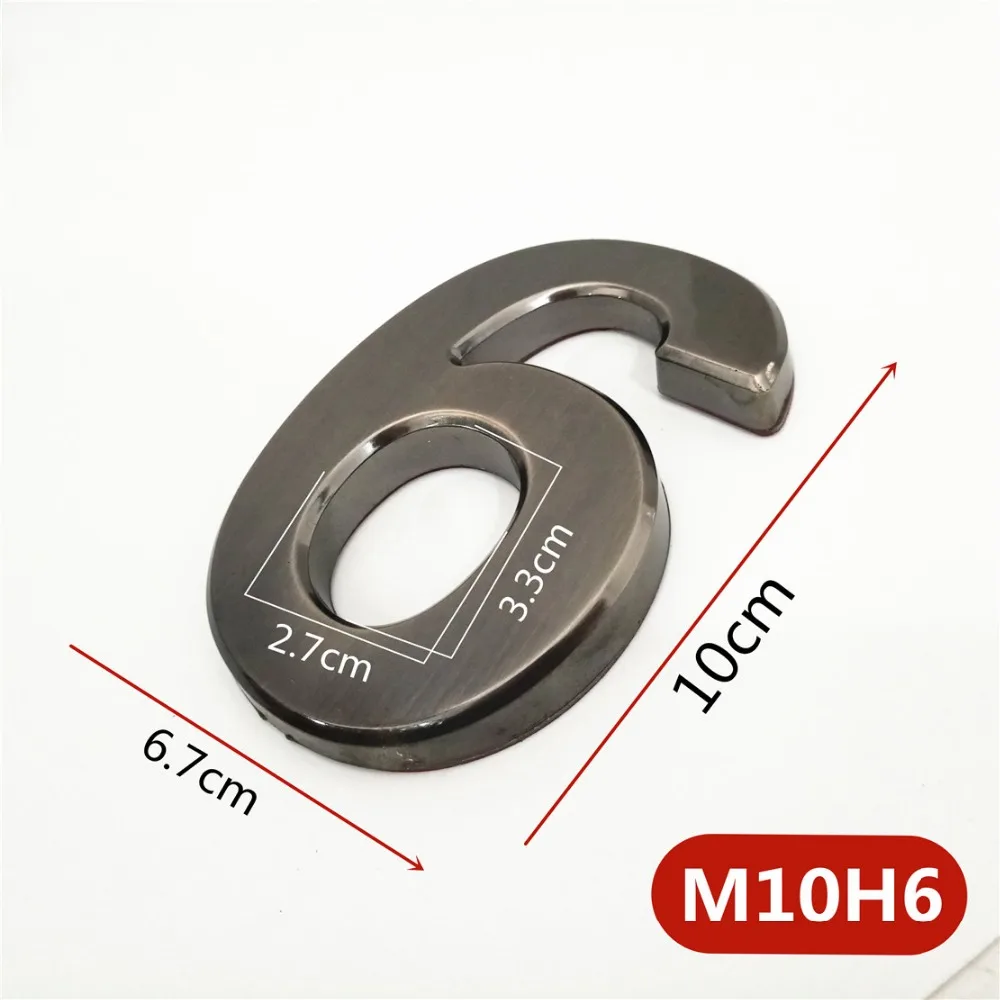 M10H深灰10cm塑料门牌=b选项6