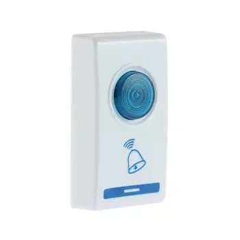 

White LED Door Bell Wireless Doorbell Battery Powered Tune Control 1 1 Wireless Security Smart Doorbell Remote Songs 32 B8W6