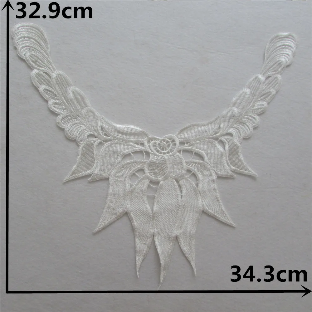 Кружевной воротник вышивка кружева ремесло материалы Топ кружевная ткань для шитья кружевные топы детские резинки для волос кружевная отделка платья аксессуары