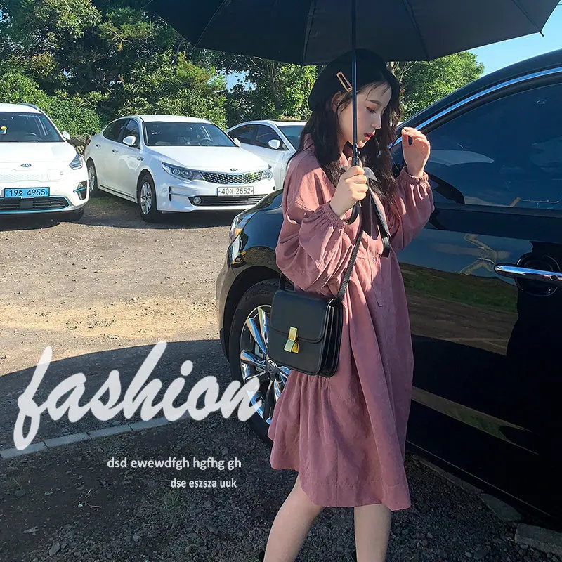 

Photo Shoot Early Autumn New Style Korean-style Students Elegant Loose-Fit Slimming by Age GIRL'S Western Style Date Short-heigh