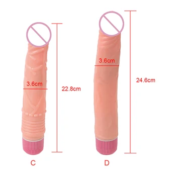 Realistic Dildo Vibrator for Women Famle Masturbation Sex Toys Penis Vibarting Stimulator G spot Clitoris Stimulate 6