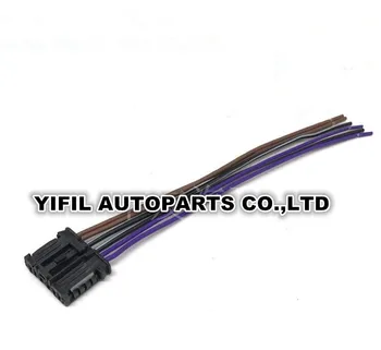 

2pcs/lot 6 Pin 6 Way Female Rear Taillight Plug Hybrid Connector Wire Harness Pigtail For Peugeot Citroen 98821106X HDC6MX05F