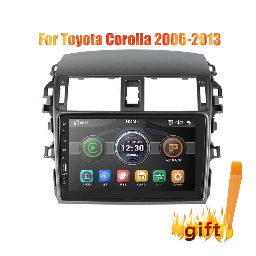 Автомагнитола 1/2din 9 дюймов Mirrorlink Android Bluetooth автомобильный мультимедийный MP5 плеер
