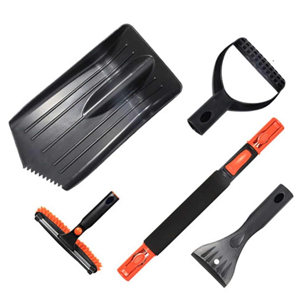4 in 1 Universal Retractable Car Ice Scraper Snow Remover Auto Vehicle Windshield Winter Removing Brush Shovel Cleaning Tool | Автомобили