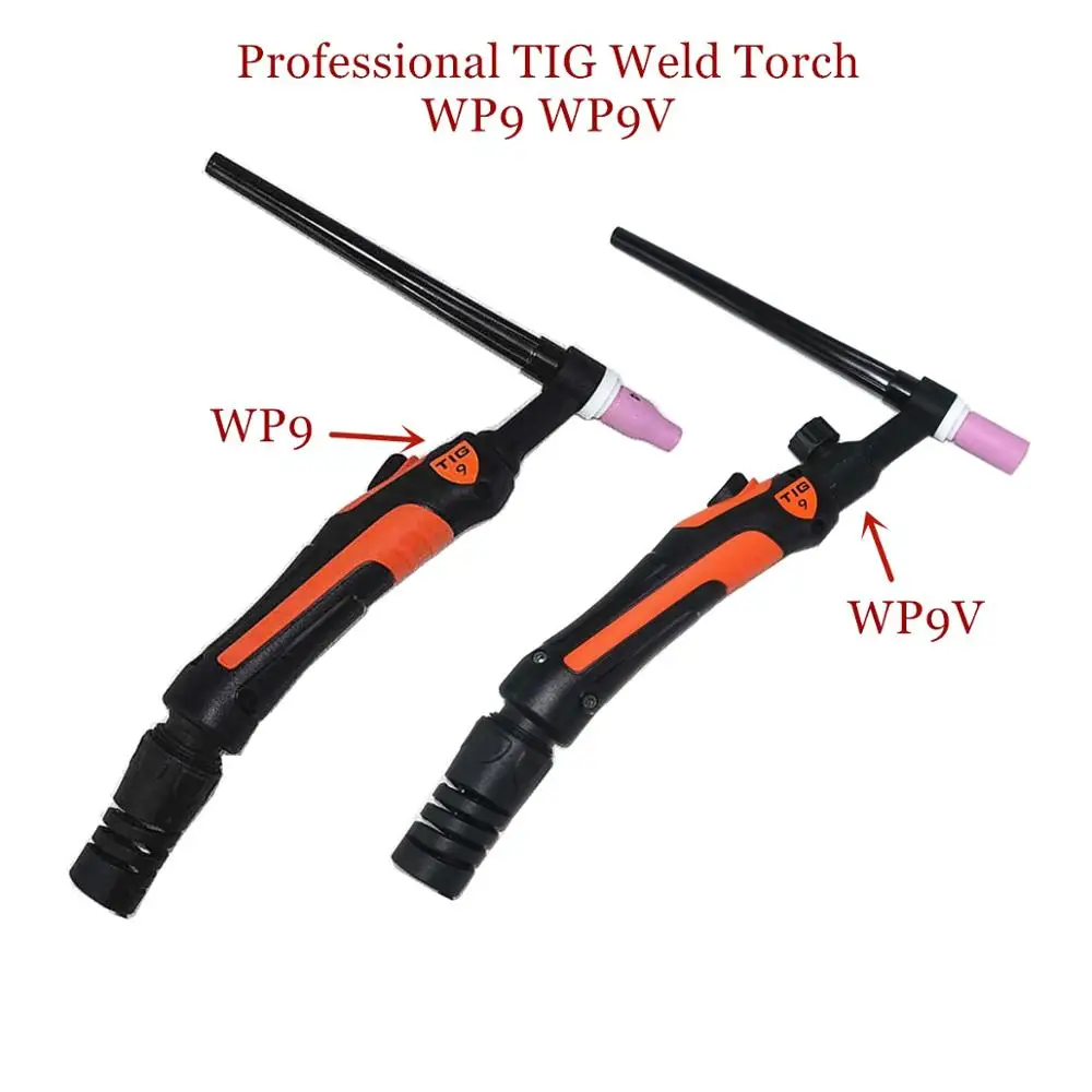 

Professional WP9 TIG Torch 120A GTAW Gas Tungsten Arc Welding Gun Argon Air Cooled WP9V Gas Valve TIG Welding Torch