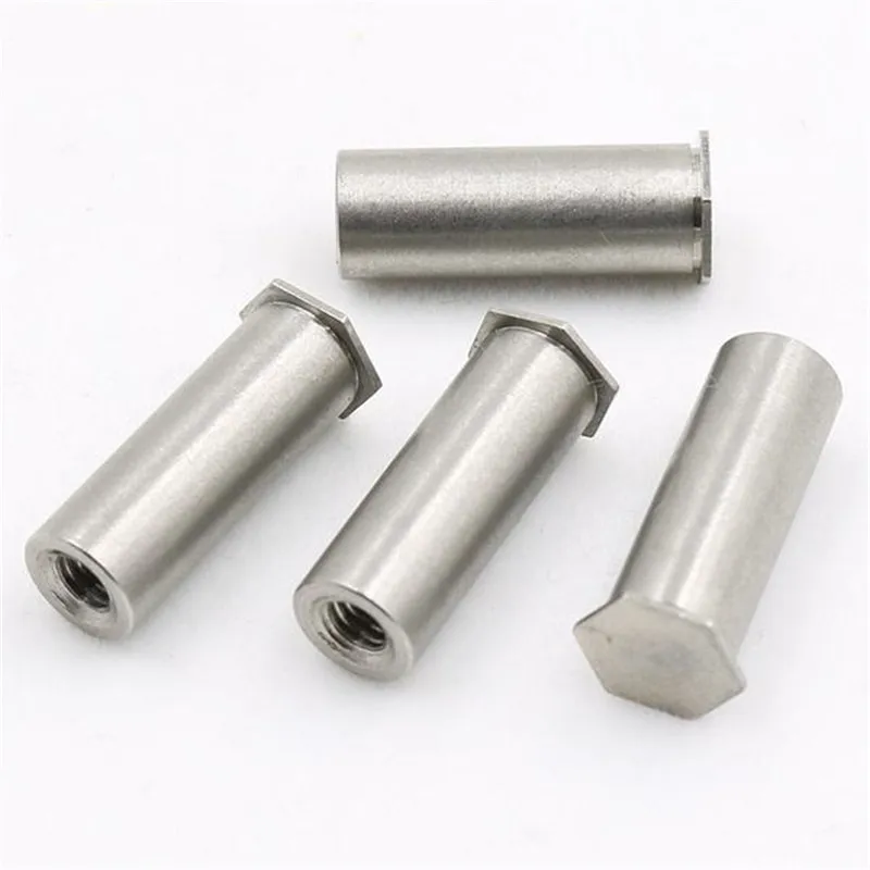 

BSO-3.5M3 Self Clinching Standoff Hex Blind Rivet Threaded Standoffs Server Cabinet Sheet Metal Spacer Insert Stud Column Screw