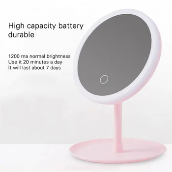 

Makeup Mirror Led Light With Natural White LED Mirror Detachable/Storage Protable Lighting Mirror Beauty Makeup Tools