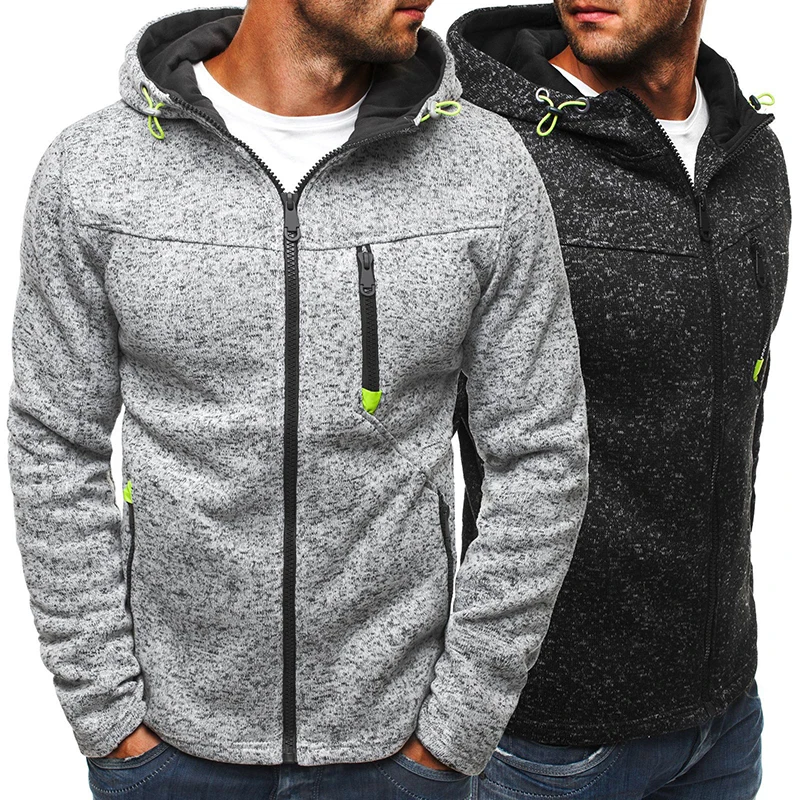 sweater hoodie New Men Hoodie Winter Thick Warm Fleece Zipper Men Hoodies Coat Casual Daily Sportwear Male Streetwear Hoodies Sweatshirts Man sweater hoodie