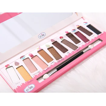 

12 Color Pearl Matte Blend Eye Shadow Waterproof Sweat Proof European American Style Cosmetic