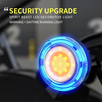 

SPIRIT BEAST Motorcycle LED Lights Highlight Headlights Accessories 12V Motor ATV Highlight Warning Light