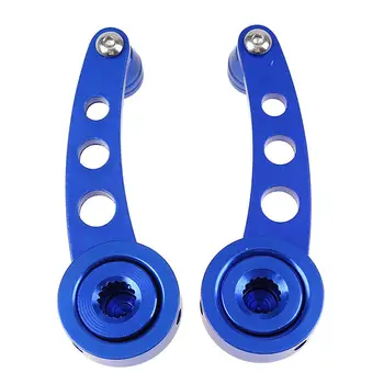 

Parts Crank Handle Winder Replacemnt Universal Aluminum Car Door Window Blue