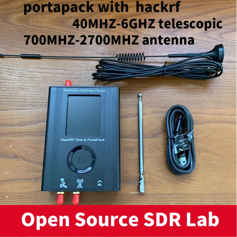 Последняя версия 2019 прошивка PORTAPACK с havoc flashed + HACKRF ONE от 1 МГц до 6 ГГц SDR программно