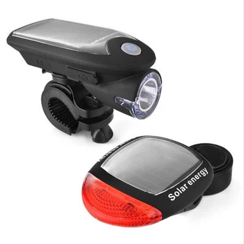 

Solar Bicycle Lights Mountain Bike Front Lights USB Charging Light Flashlight