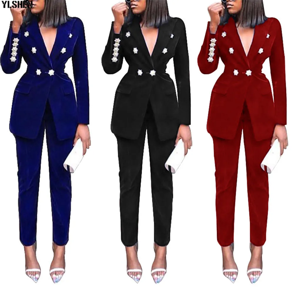 2 Piece Set African Clothes Africa Dashiki New Fashion Top + Pants Suits Super Elastic Party Plus Size Ropa Mujer 2019 For Lady 01