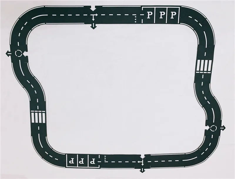 DIY PVC Puzzles Track Play Set Road Car Track Baby Puzzle Game Mat Floor Carpet Educational Learning Toys Nordic Kids Room Decor