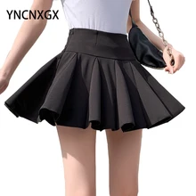 

Summer Women's Pleated Skirt A-Line Skirt High Waist Upskirt Skirt Japanese Dancing Skirt