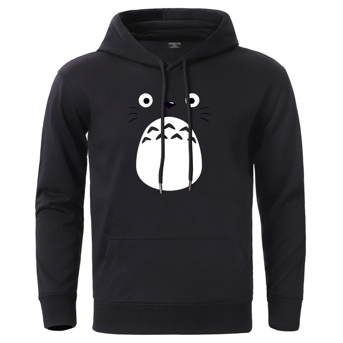 

Cute Totoro Cartoon Sweatshirts Japen Anime Print Mens Hoodies Pullover 2020 Hot Sell Japan Anime Harajuku Hooded Streetwear